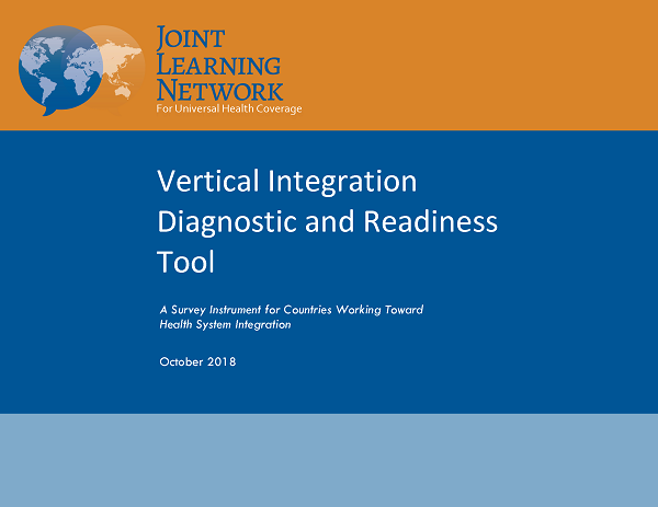 Cover of the Vertical Integration Diagnostic and Readiness Tool