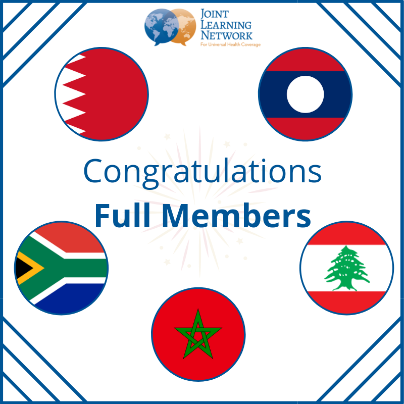 Infographic highlighting five countries that transitioned from associate to full membership