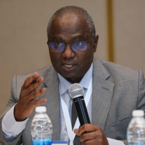 Dr. Bocar Daff speaking during the 2019 JLN Global Meeting