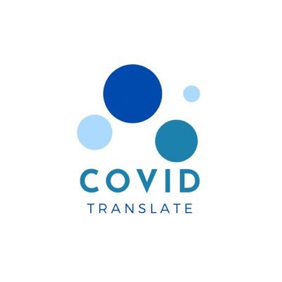Logo for COVID Translate Project