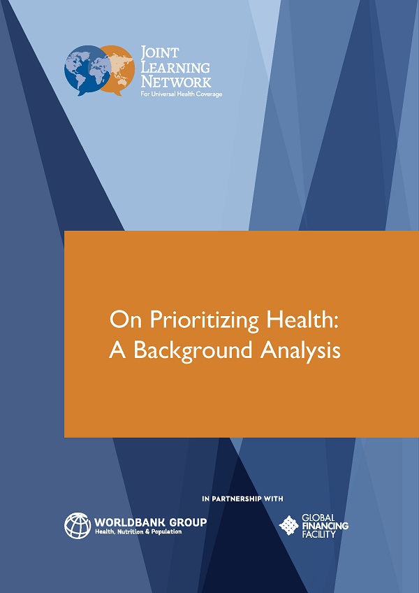 Thumbnail image of the cover of "On Prioritizing Health"