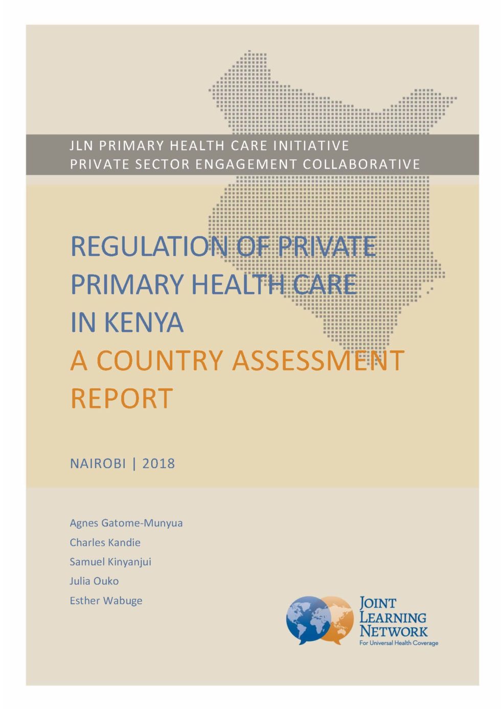 Regulation Of Primary Health Care In Kenya A Country Assessment 